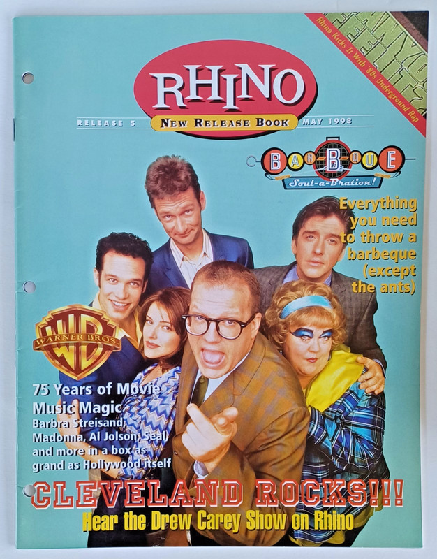 RHINO RECORDS – New Release Book – Release 5 – May, 1998 – 27 Pages