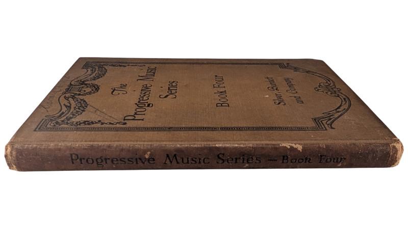 The Progressive Music Series Book Four 1915 HC Silver Burdett Music gallery
