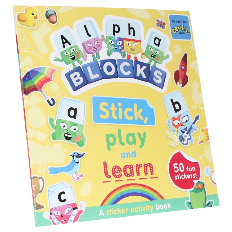 Alphablocks Stick, Play and Learn by Sweet Cherry Publishing - Ages 3-6 - PB gallery