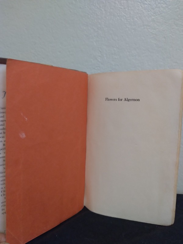 Flowers for Algernon by Daniel Keyes 1st Ed. Hardcover; Harcourt, Brace & World gallery