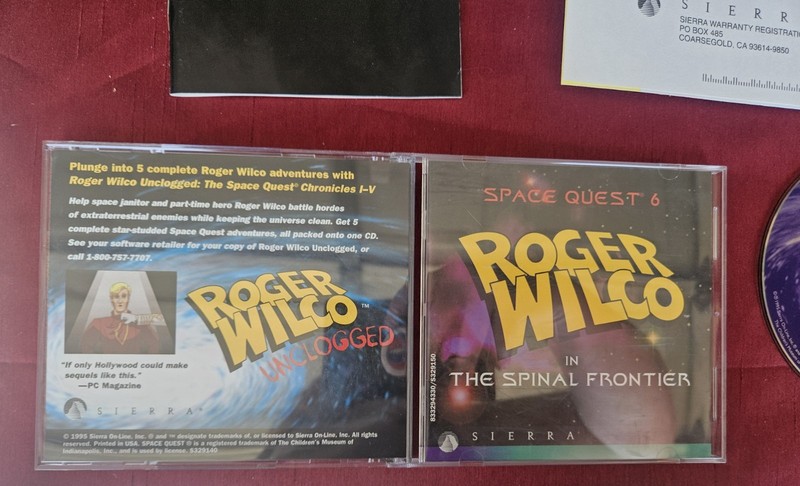 Space Quest 6 Roger Wilco Spinal Frontier Sierra PC Video Game Vintage RARE!🌌💿 gallery