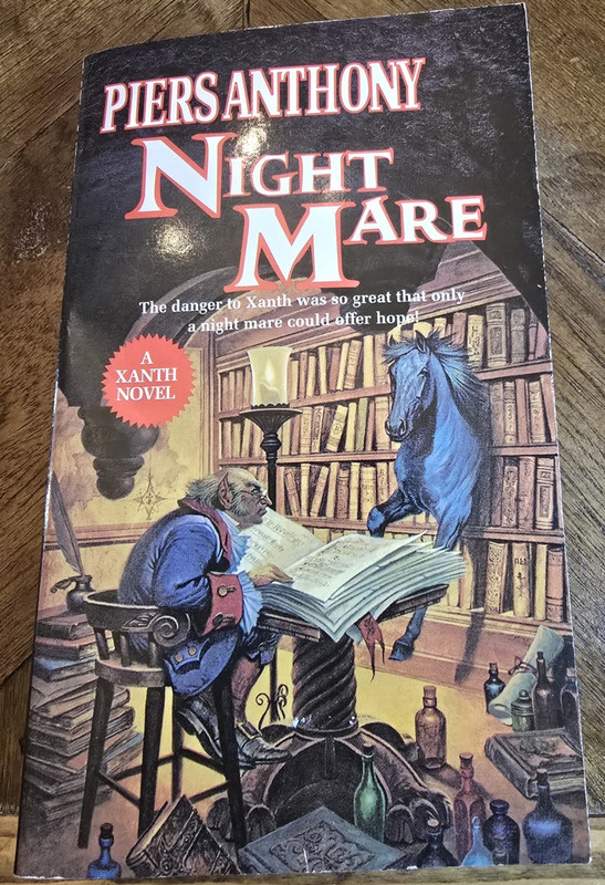 Piers Anthony Xanth Night Mare Paperback Ballantine 1983 First Ed