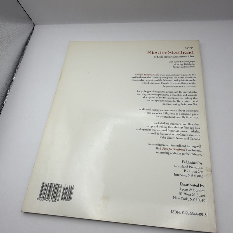 Flies for Steelhead Paperback Dick, Allen, Farrow Stewart gallery