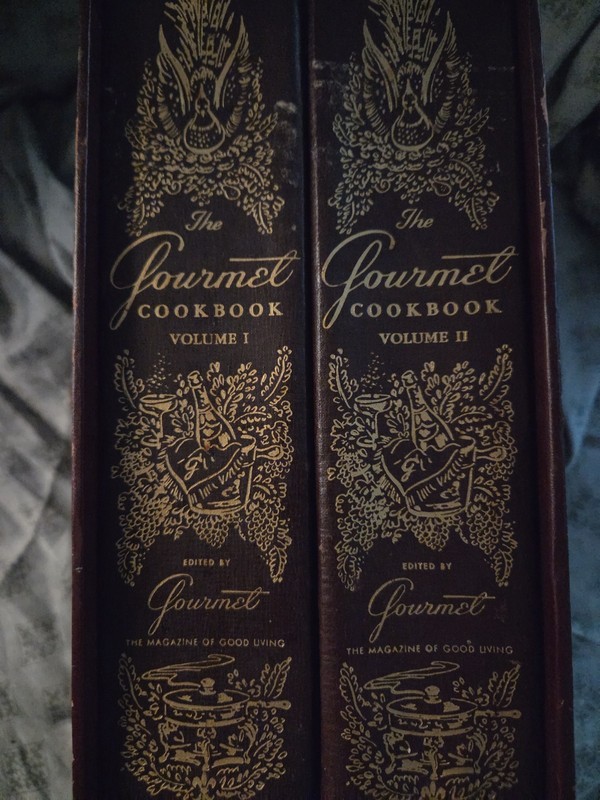 The Gourmet Cookbook 1950 Volume I & II In Sleeve 7th Edition 1957