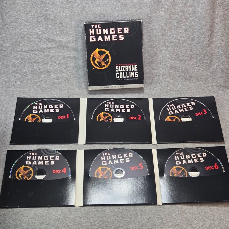 The Hunger Games Catching Fire Mockingjay Trilogy Unabridged CD Audiobook Set gallery