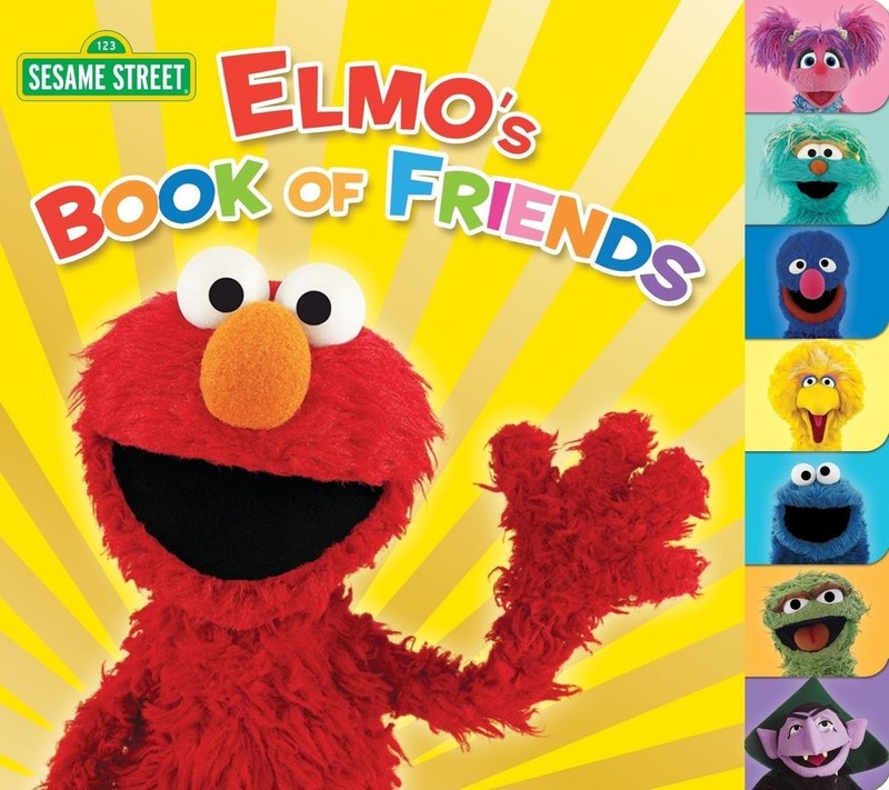Elmo’s Book of Friends (Sesame Street) by Naomi Kleinberg (English) Board Book B