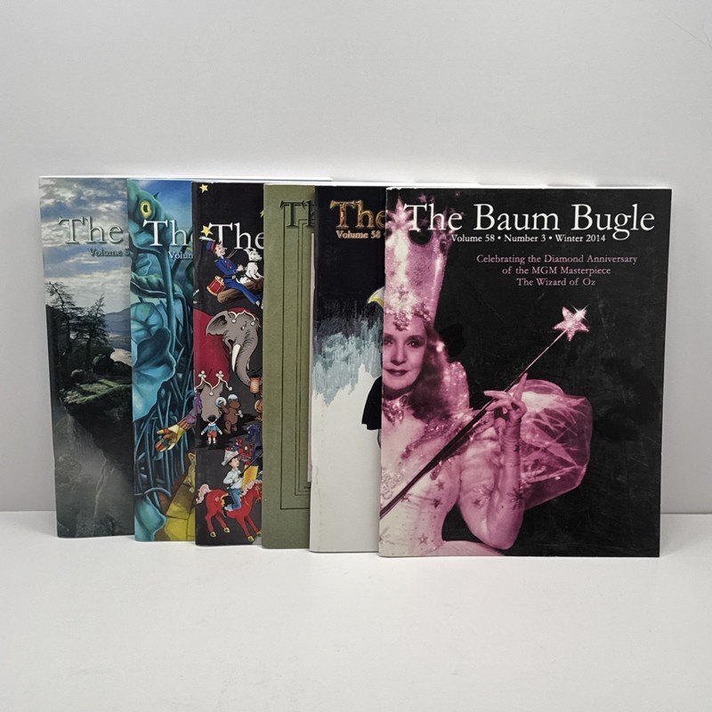 The Baum Bugle 2013 Volume 57 No 1-3 + 2014 Volume 58 No 1-3 Lot Of 6 Magazines