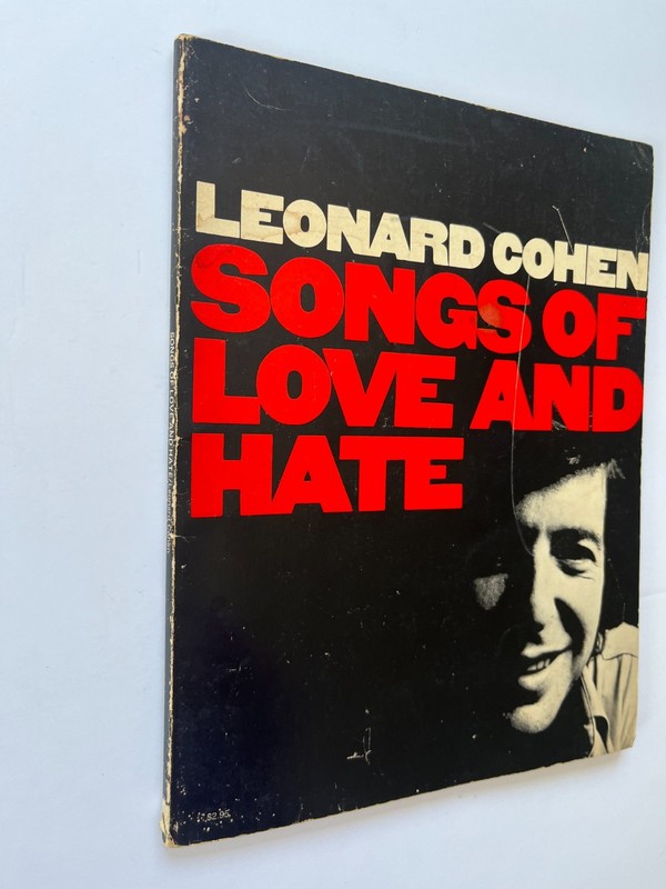 Leonard Cohen ~ SONGS OF LOVE AND HATE - 1st 1972 - sheet music music book gallery