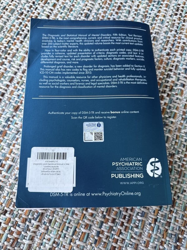 DSM-5-TR Diagnostic and Statistical Manual of Mental Disorders (5th Edition)New gallery
