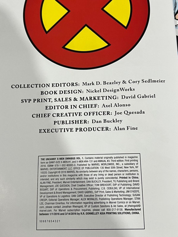 The Uncanny X-Men Omnibus Vol. 1 New Printing / 2016 Edition Marvel Comics gallery