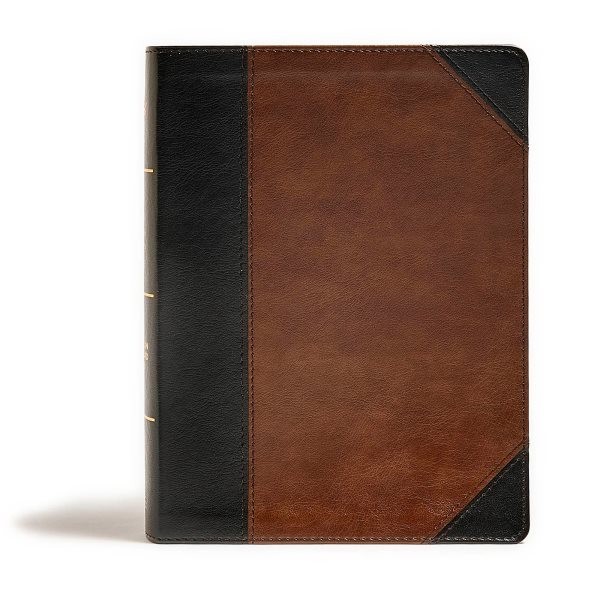 CSB Tony Evans Study Bible Black Brown LeatherTouch Holman Christian Verry Good
