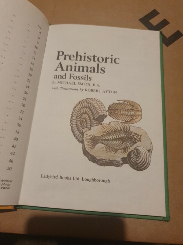 Ladybird book Series 651 Prehistoric Animals And Fossils Robert Ayton Good gallery