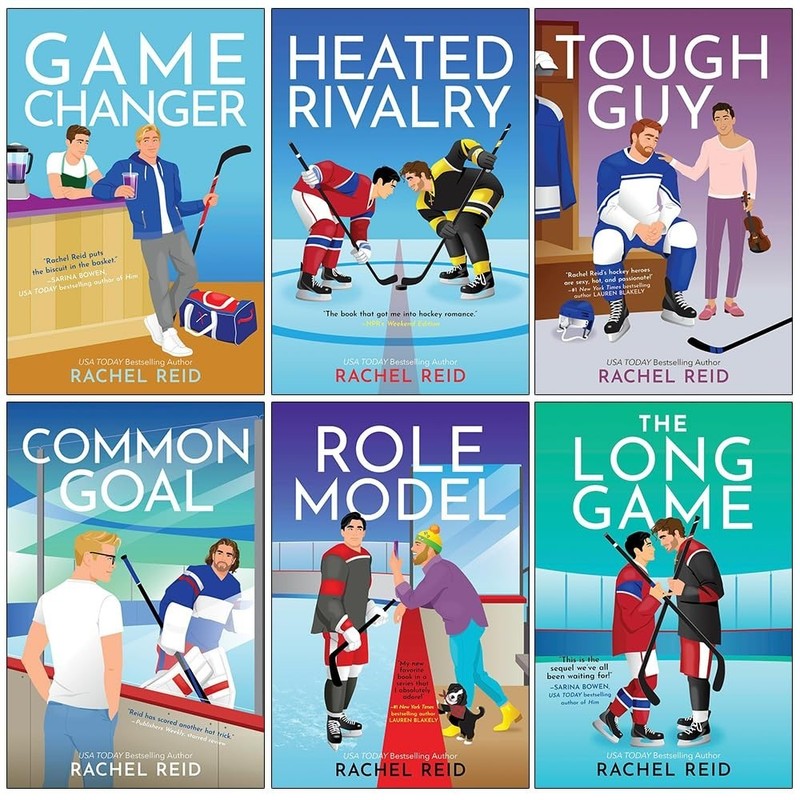 Game Changers Series 6 Books Collection Set by Rachel Reid Game Changer Heated