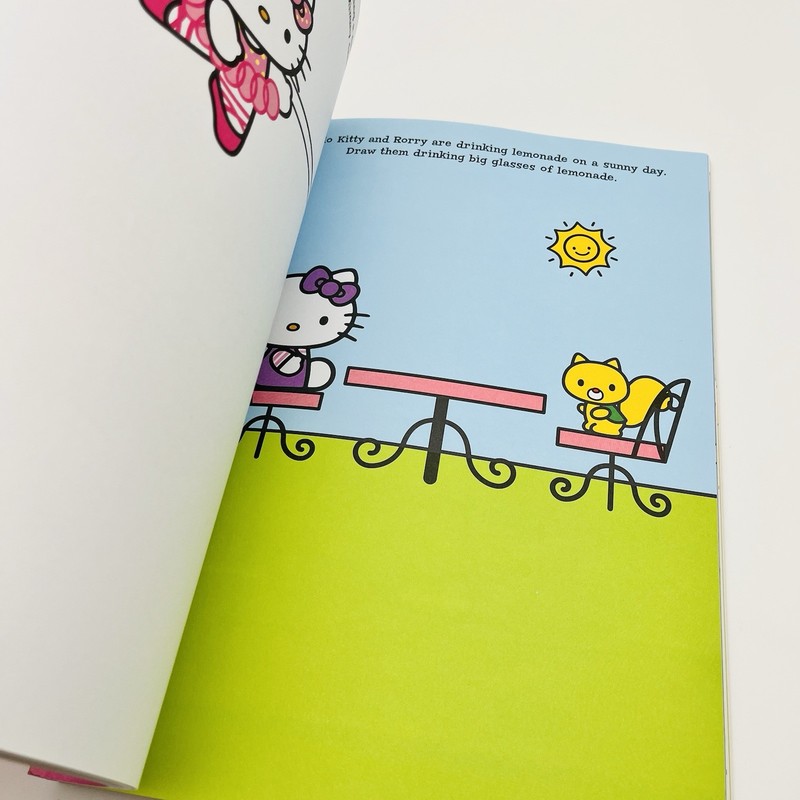 Hello Kitty - Fun, Friendly Doodles Paperback Running Press Sanrio Activity Book gallery