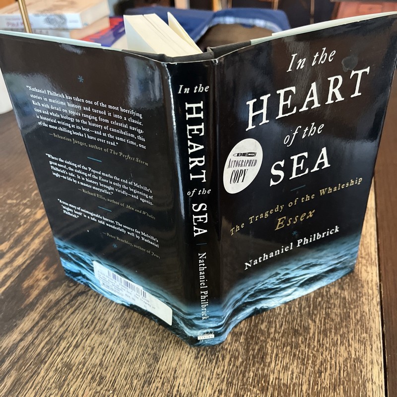 Nathaniel Philbrick In The Heart Of The Sea, Signed 2000
