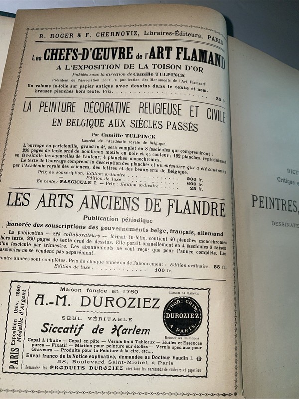 Dictionnaire Critique et Documentarie Des Peintres Sculpteurs E Benezit 1911 HC gallery