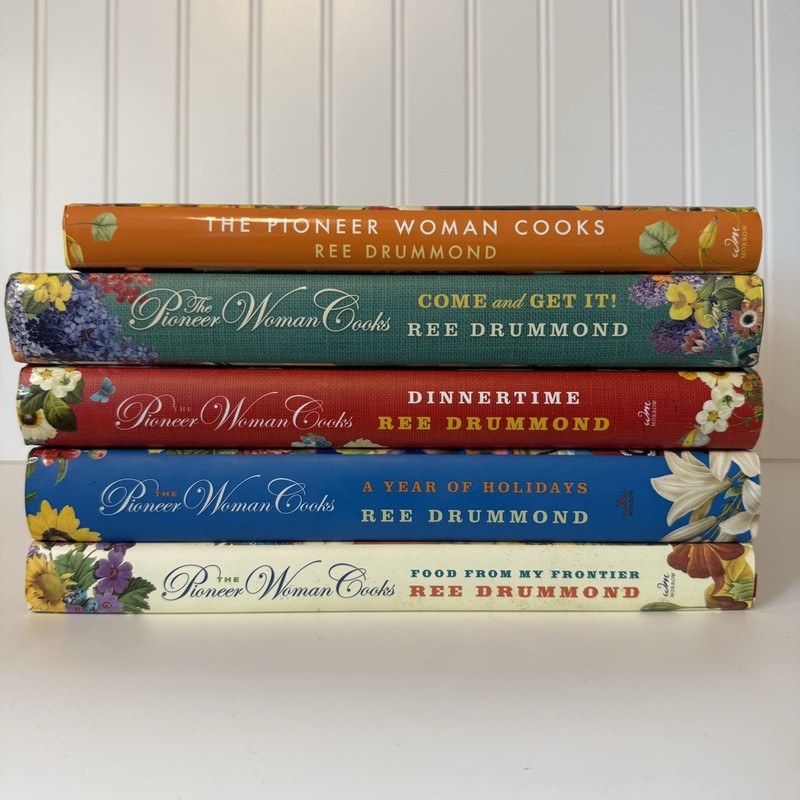 All Hardcover Pioneer Woman Cookbooks Lot Of 5