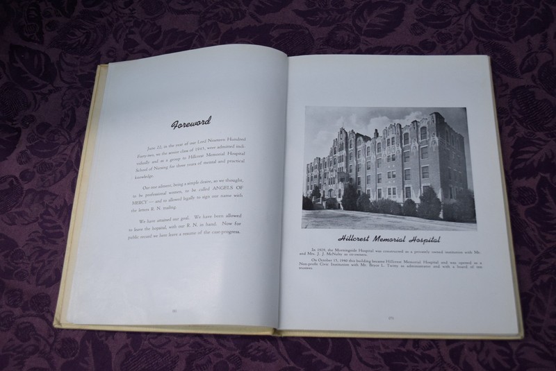 Hillcrest Medical School of Nursing Tulsa OK 1945 Yearbook Annual The Embryo gallery