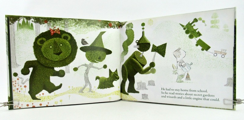 GRANDPA GREEN Lane Smith 2011 Roaring Brook Press HBDJ Signed 1st Caldecott EXC gallery