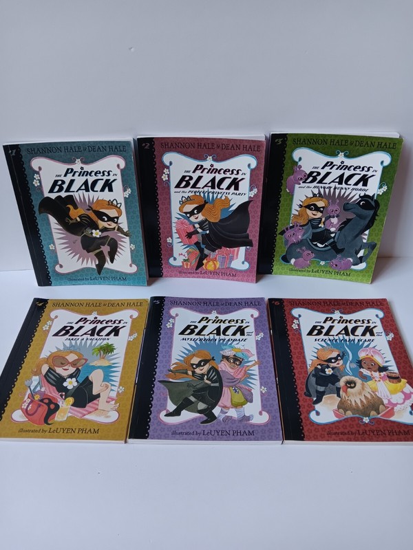 Lot Of Princess In Black PB Books 1 2 3 4 5 6 Shannon Hale Very Good Free Ship