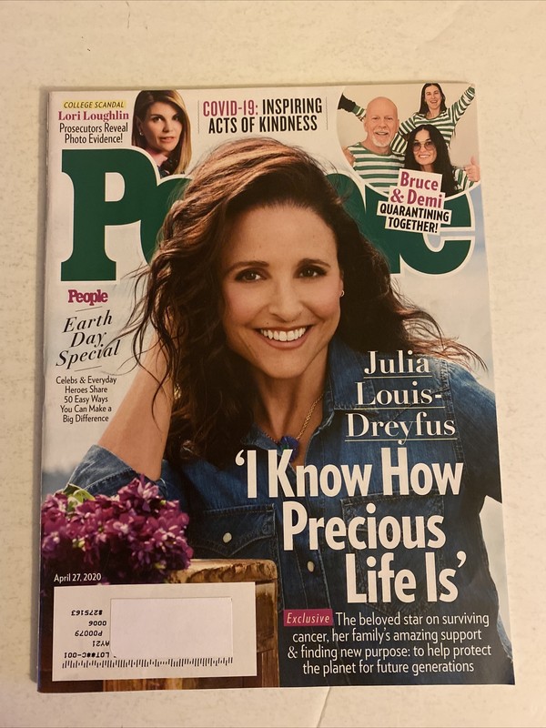 People Mag Julia Louis Dreyfus Lori Loughlin April 27, 202088 PAGES FREE SHIP