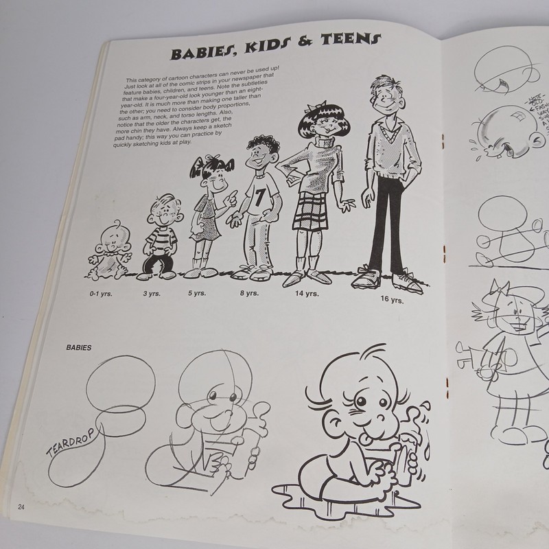 Drawing Cartoon Characters By Bruce Blitz Walter Foster How To Draw Series Book gallery