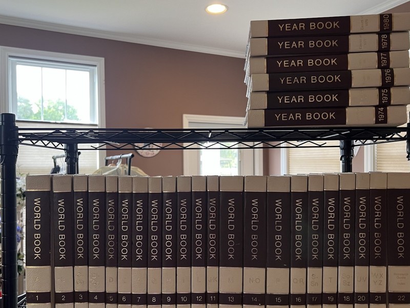 VTG 1972 World Book Encyclopedia 22 Vol.SET Inc (6)Yearbooks1974-1978 & 1980