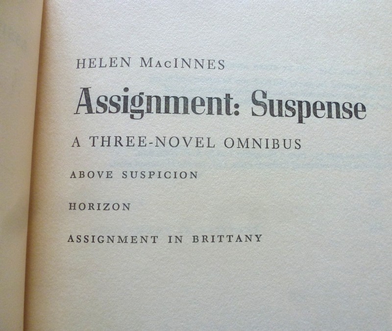10 Helen MacInnes Spy Novels in 8 HARDCOVER Books Very Good Condition gallery