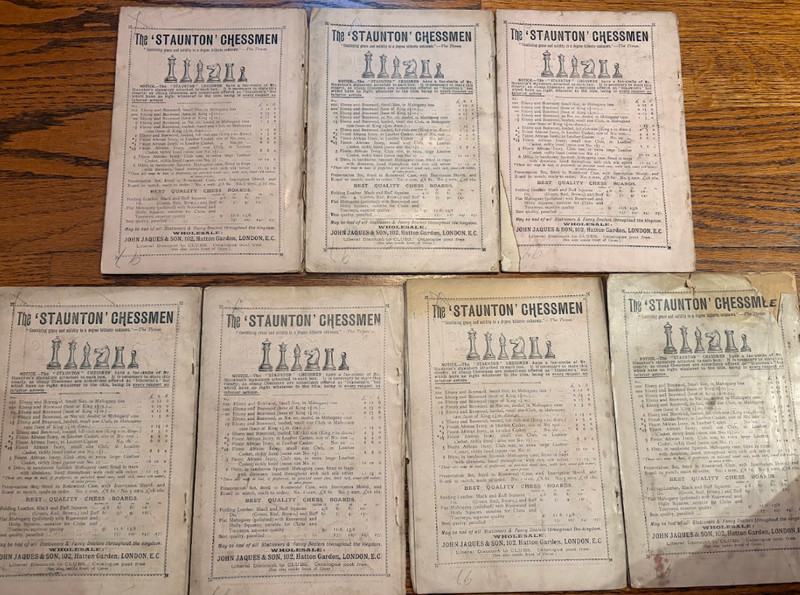 NICE! 1897 British Chess Magazine Booklets Except Feb, June, July, Aug. gallery