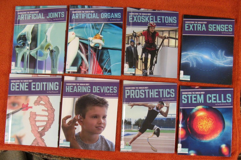 Lot of 8: Engineering the Human Body Series by Focus Readers Publishing, 2020