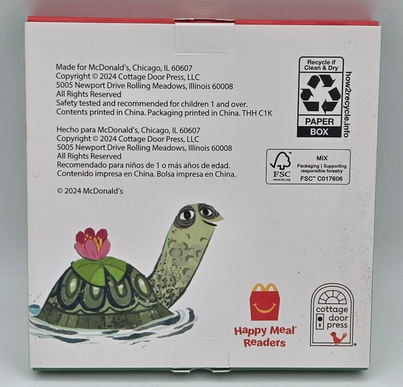 2024 McDonalds Happy Meal Readers Little Green Frog Book Cottage Door Press gallery