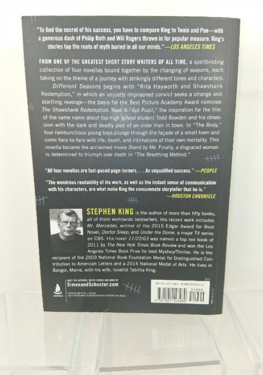 Stephen King Different Seasons Large format Paperback novel gallery