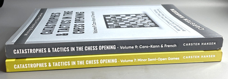Catastrophes & Tactics in the Chess Opening Vol 7 & 9 Carsten Hansen PB Chess gallery