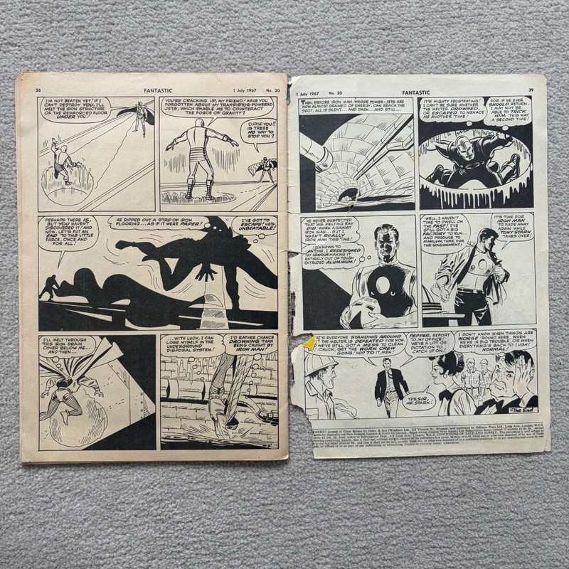 Marvel UK Comic - Oldhams Press - Fantastic - 1st July 1967 - Issue 20 gallery