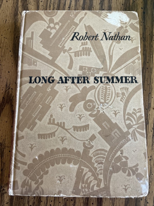 Long After Summer Robert Nathan 1948 FIRST EDITION Hardcover 146 Pages Vintage