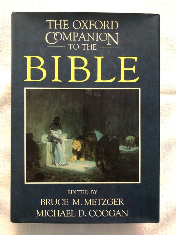 Metzger/Coogan: THE OXFORD COMPANION TO THE BIBLE (NEW hardcover with DJ)