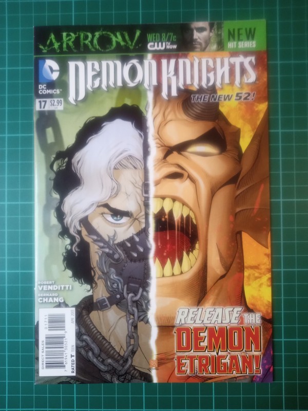 DEMON KNIGHTS #17 COVER A (2011 SERIES) , NEW 52 , NM NEAR MINT White Pages