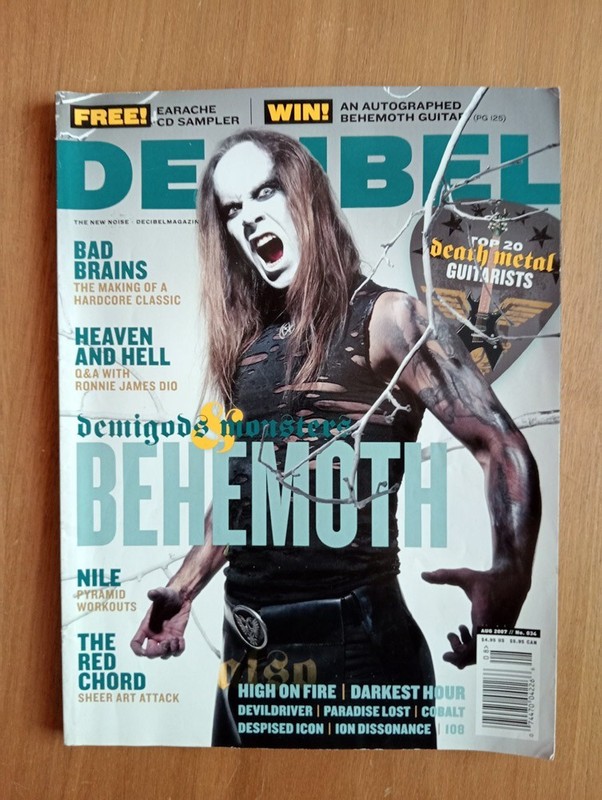 Decibel Magazine Lot of 4 Heavy Metal Issues, O Negative, Behemoth, Dimmu Borgir gallery