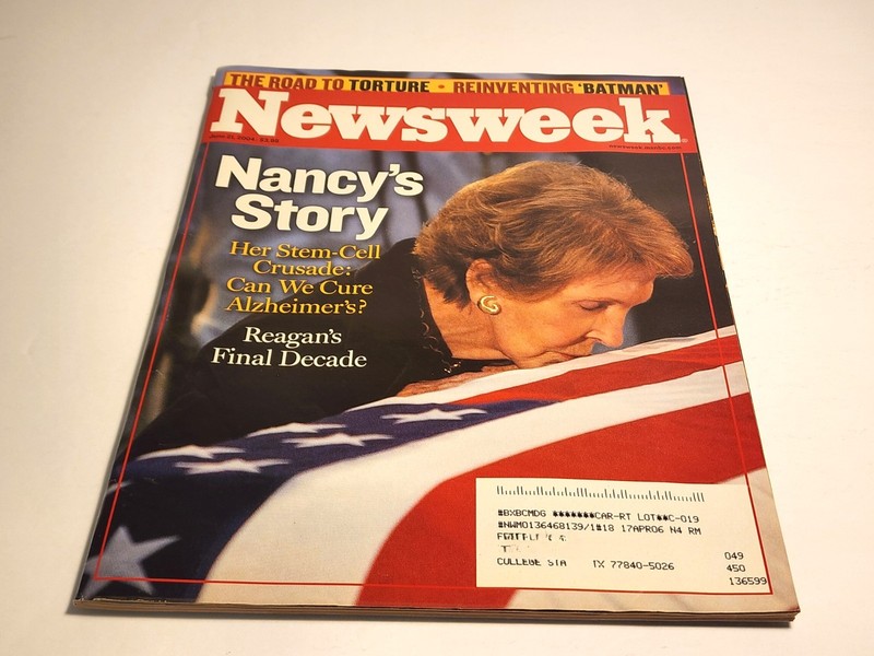 Newsweek magazine June 21, 2004 RONALD REAGAN Nancy’s Story