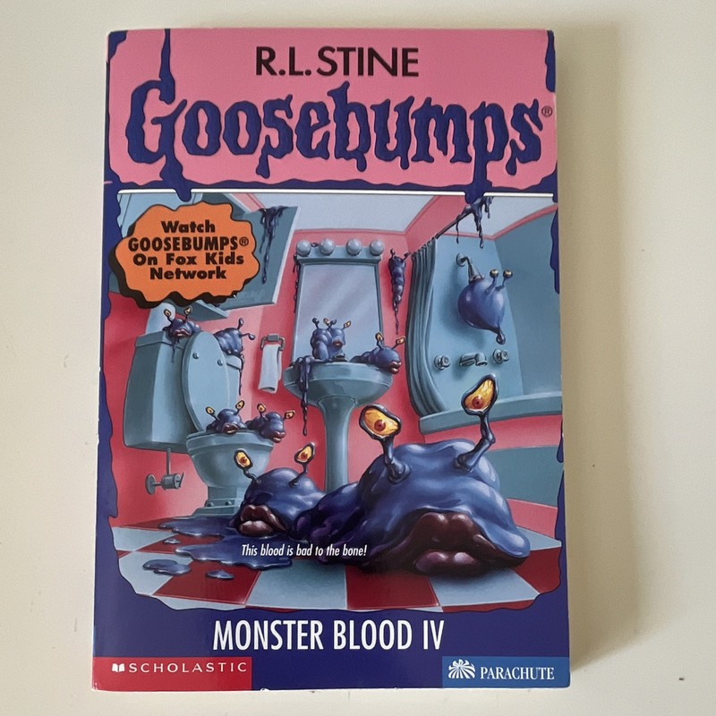 Monster Blood IV R.L Stine Goosebumps 1st Edition w/ original inserts