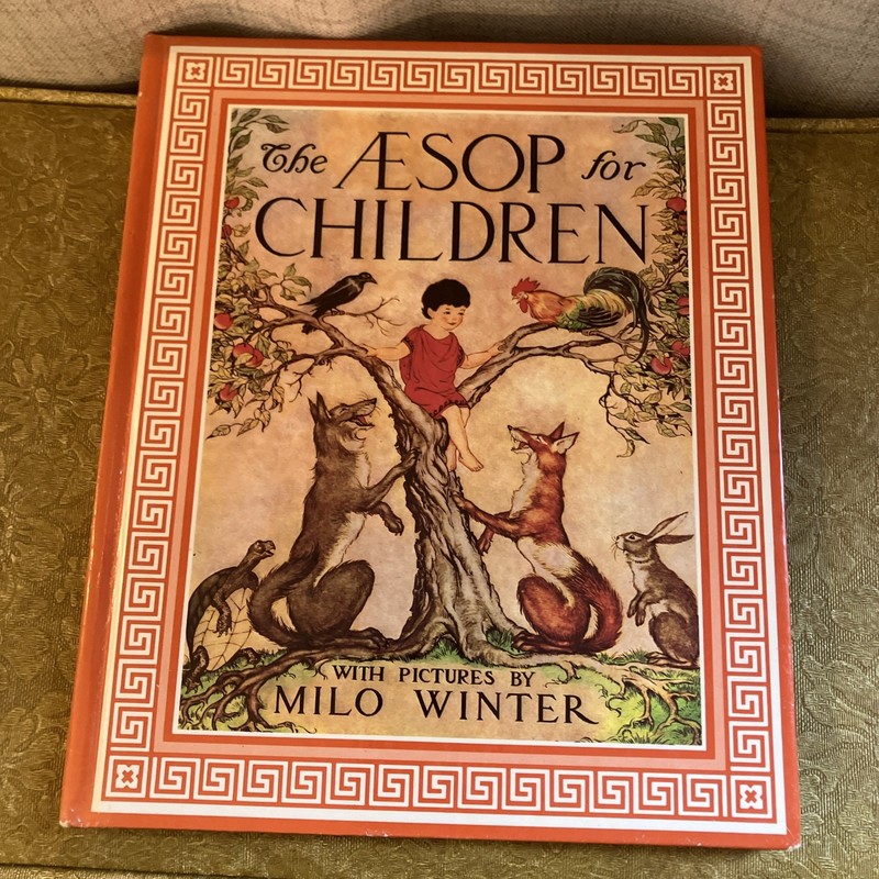 The Aesop for Children 1919/1947 Checkerboard Press Illustrated by MILO WINTER