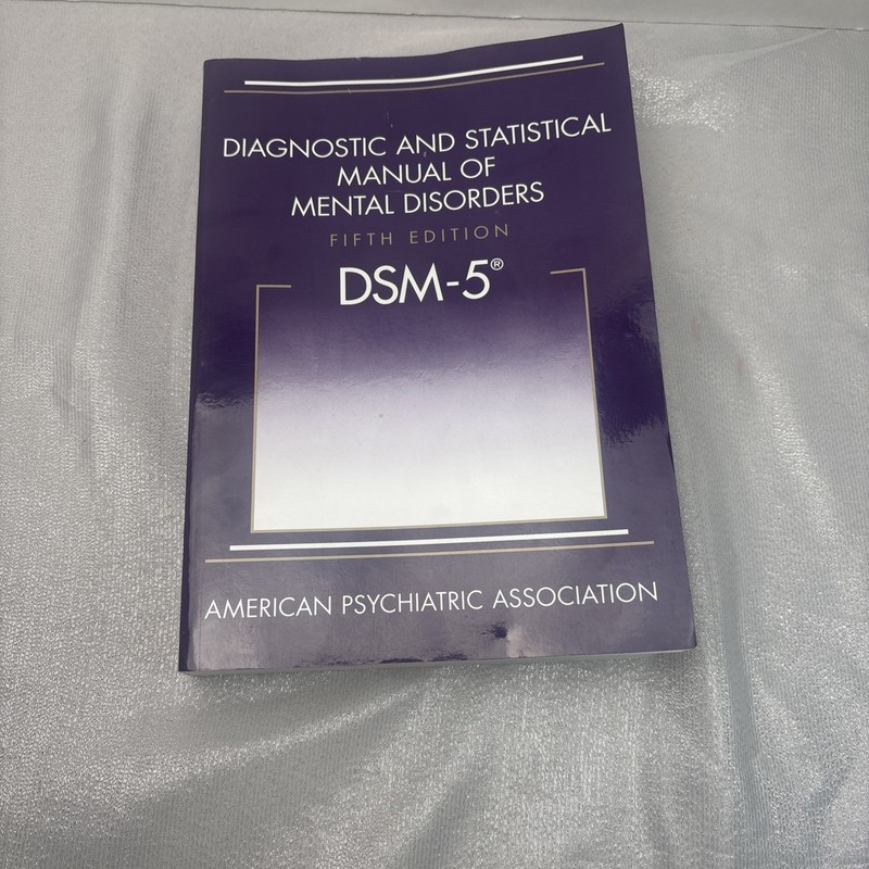 DSM-5 Book Diagnostic and Statistical Manual of Mental Disorders 5th Edition