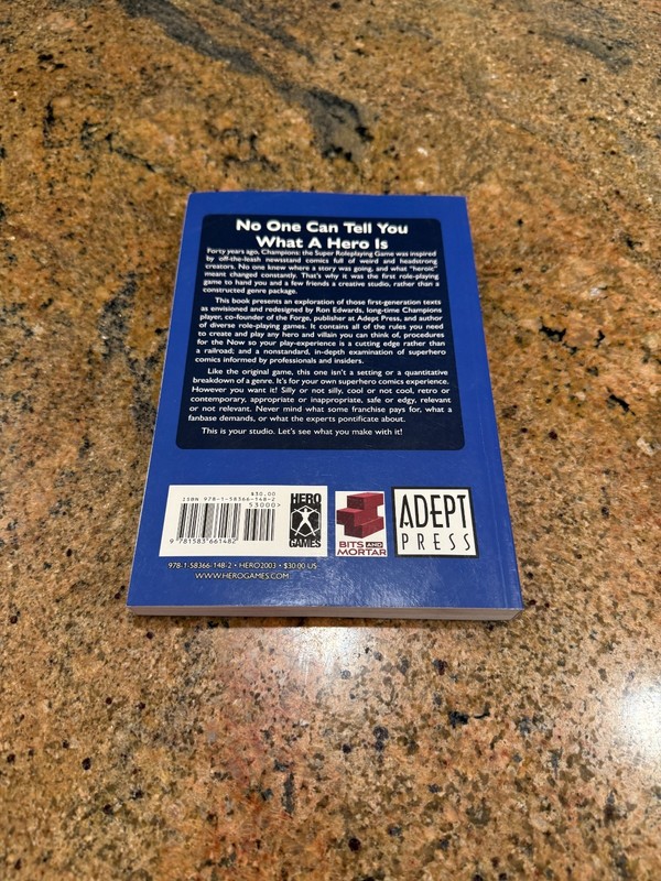 Champions Now - Paperback By Ron Edwards - VERY GOOD gallery
