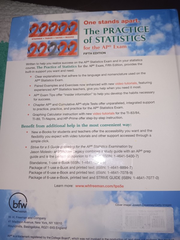 The Practice Of Statistics For The AP Exam Fifth Edition Starnes Tabor Yates gallery