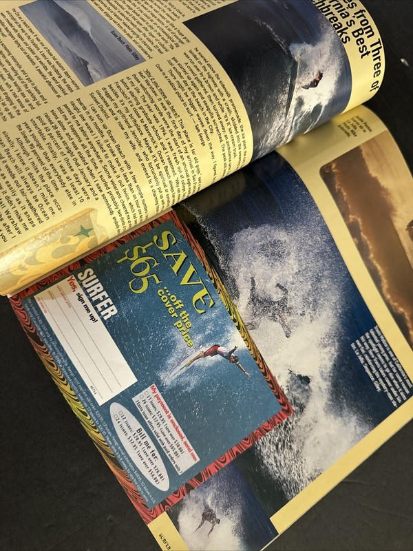 JUN 1997 • Surfer Magazine • CHRIS MALLOY COVER • Kelly Slater • VG • SRF-111 gallery
