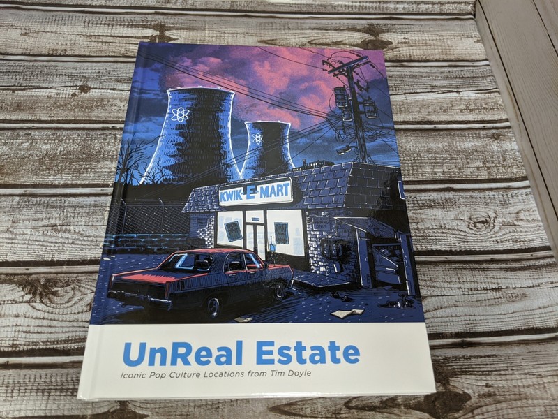 Unreal Estate Iconic Pop Culture Locations From Tim Doyle Hardback Book Art