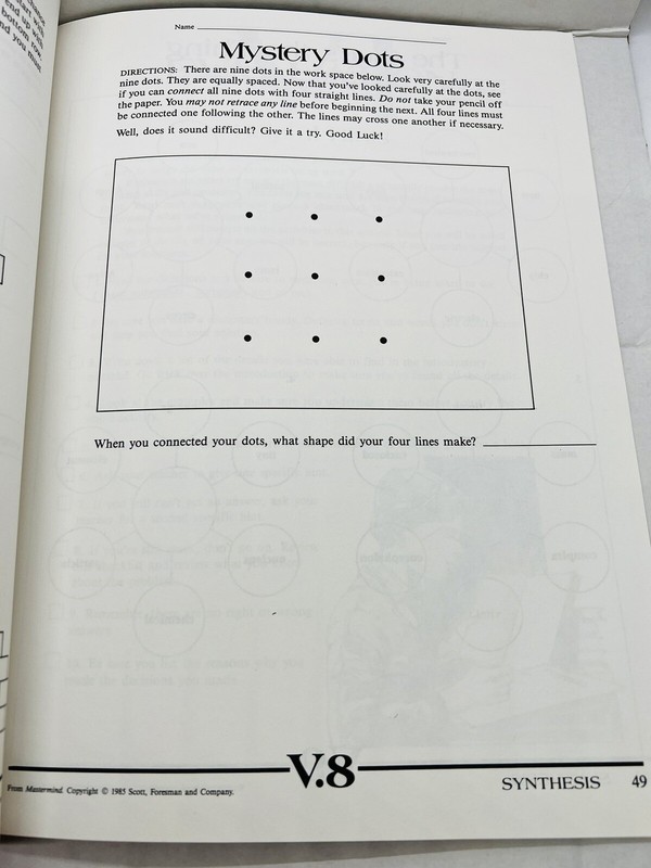 Mastermind Exercises in Critical Thinking Grades 4-6~Talented and Gifted ~F1 13 gallery