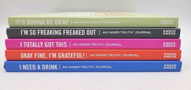Lot of 5 Knock Knock Inner-Truth Journals -I’m So Freaking Freaked Out-LN