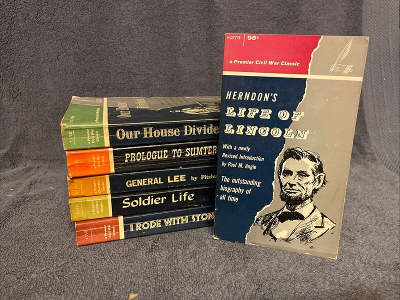 !Paperback Sale! Premier Civil War Classics Lincoln, General Lee, Stonewall + 3