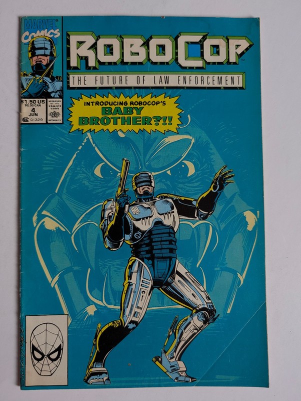 Robocop #4, Marvel Comics, 1990.